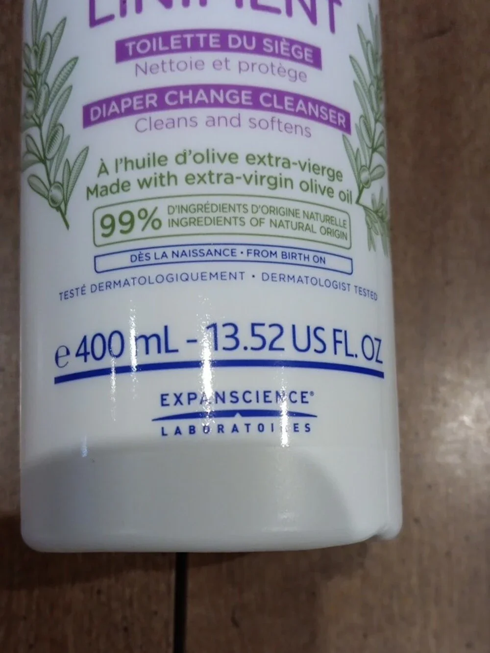 Liniment Cleansing Balm MUSTELA Baby Liniment- White & Green